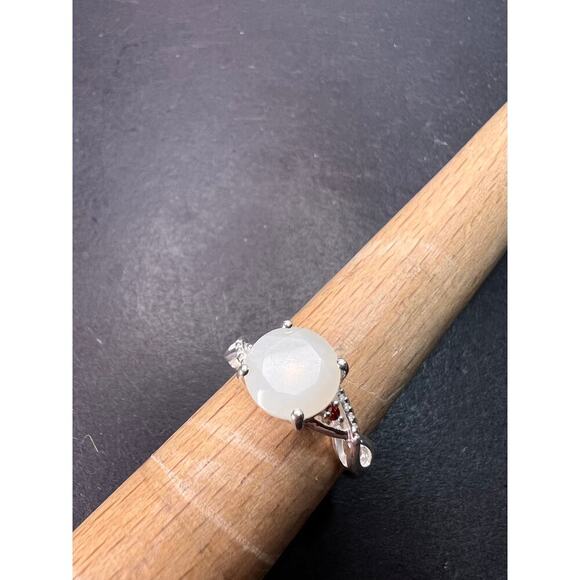 NEW Silver moonstone ring in sterling silver size 6 - Picture 3 of 11
